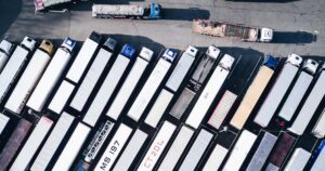 Ariel view of HGVs