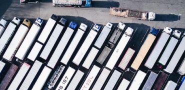 Ariel view of HGVs