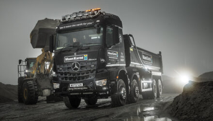 Maen Karne moves the earth with another reliable Mercedes-Benz Arocs from City West Commercials