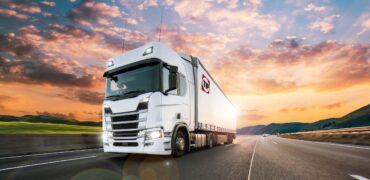 TIP Lorry & Trailer at sunset