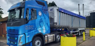 GH By Products with Fruefauf trailer
