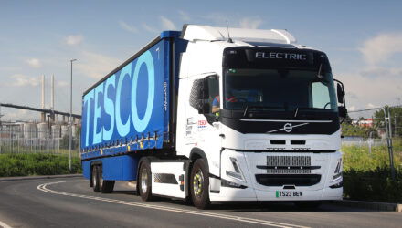 Tesco's Volvo FM Electric