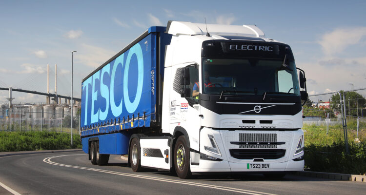 Tesco's Volvo FM Electric