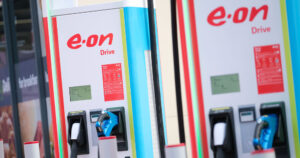New E.ON drive EV charging facility in Brimingham.