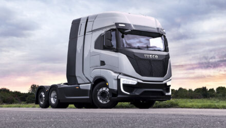 IVECO battery powered S-Way truck