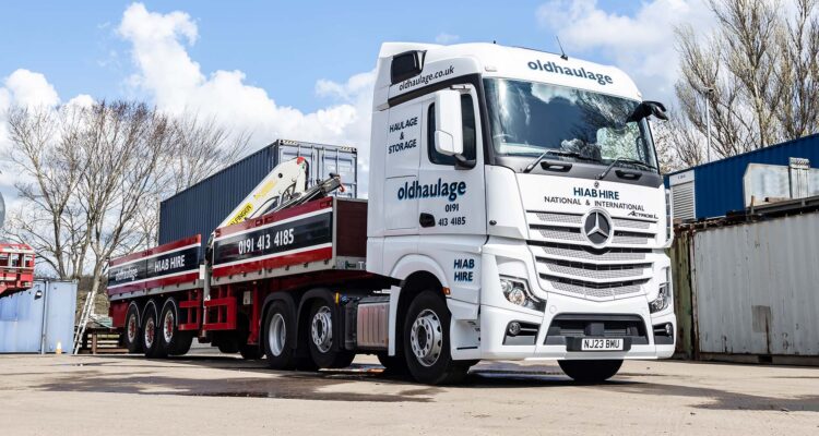 Old Haulage's new Actros tractor