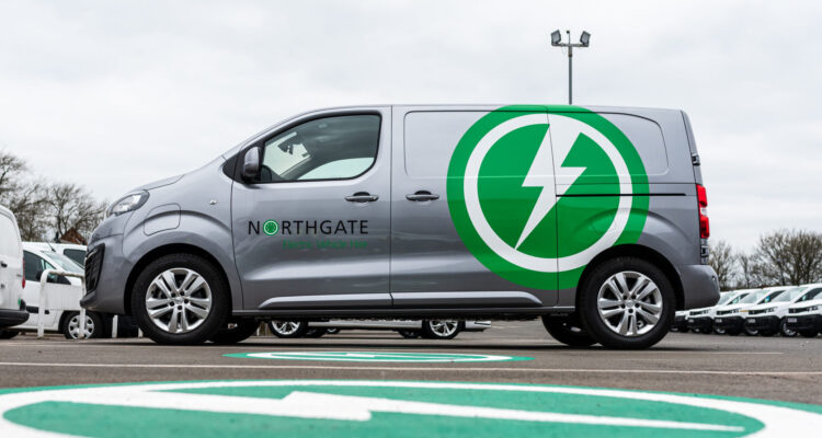 Northgate Electric Vehicle Hire - van side on view