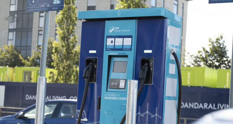 SSE branded charging station