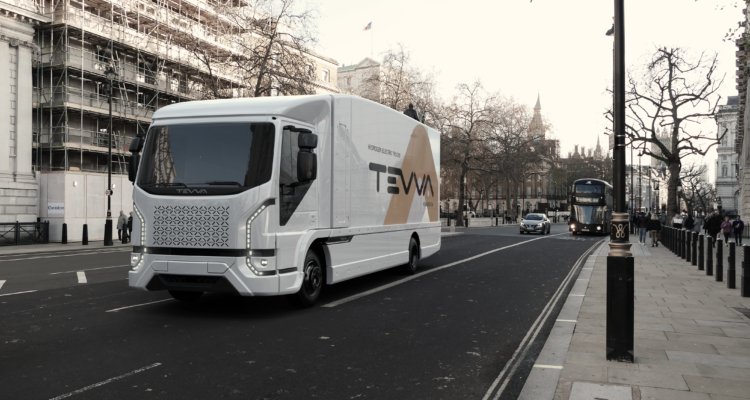 Tevva 7.5t electric truck in London