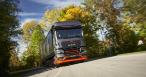 MAN eTruck on the road