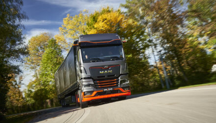 MAN eTruck on the road