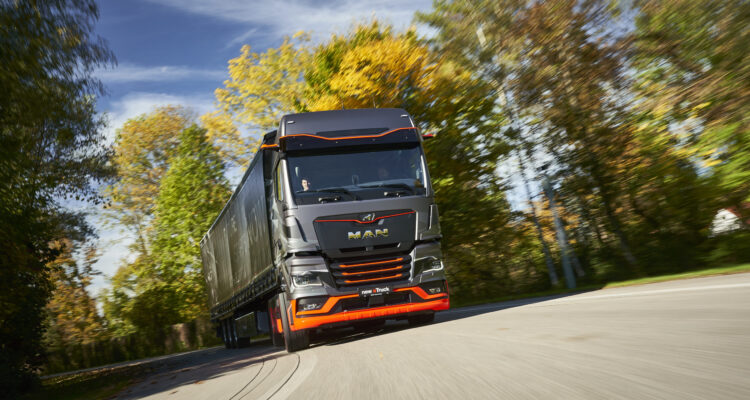 MAN eTruck on the road