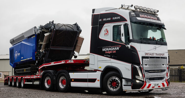 Monaghan Freight has taken delivery of a highly spec’d Volvo FH 540 Globetrotter 6x4 tractor unit