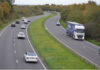 Traffic on A414 dual-carriageway road safety