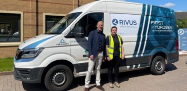Allan Rushforth from First Hydrogen and Gemma Horne, Rivus