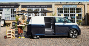 Driver loading a van