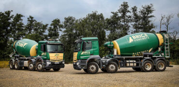 Merdedes-Benz Arocs set up as concrete mixers for Brice Aggregates