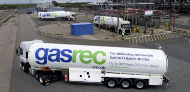 Gasrec tanker reloading with Bio-LNG fuel