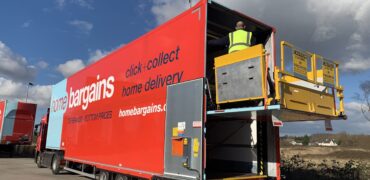 Home Bargains multi-deck tail-lift