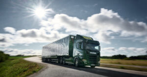 Scania R-series solar powered hybrid electric truck