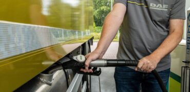 DAF truck using HVO fuel