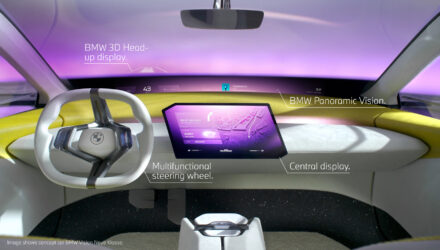 BMW iDrive heads-up display