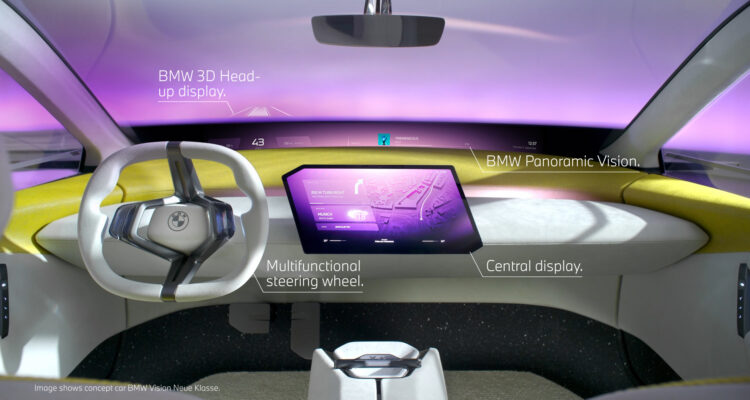 BMW iDrive heads-up display