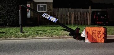 Vandalised ULEZ Camera