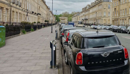 On street charging points served from a BT street cabinet