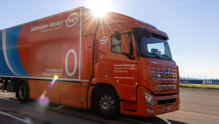 Gebrüder Weiss' hydrogen truck