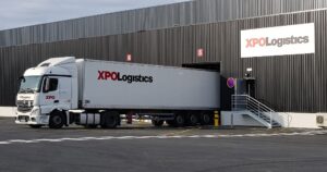 XPO Logistics depot and truck