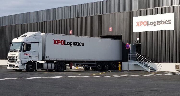 XPO Logistics depot and truck