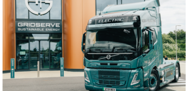 Electric HGV infront of Gridserve's offices