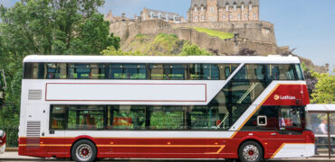 Double-decker Lothian bus