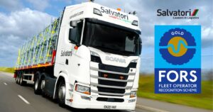 Salvatori truck with FORS logo