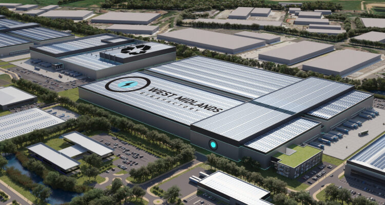 West Midlands Gigafactory aerial view