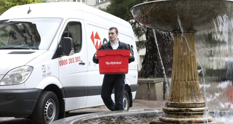 Delivery van