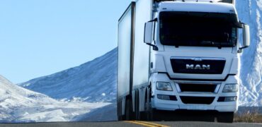 MAN truck on the road