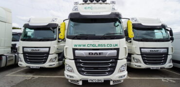 CN Glass trucks supplied by Alltruck