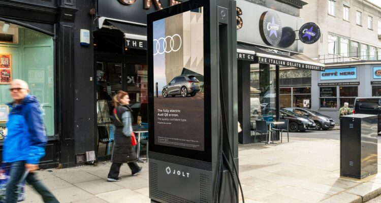 A JOLT charging point on a street in London Borough of Barnet