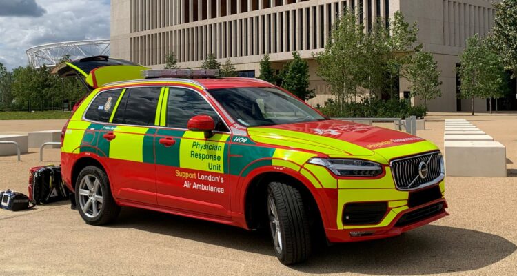 London’s Air Ambulance Charity's new Volvo XC90