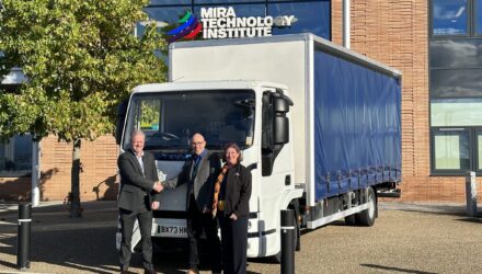 Tevva truck at MIRA Technology Institute