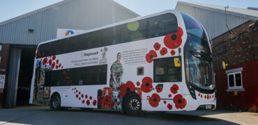 A Stagecoach Remembrance Day bus