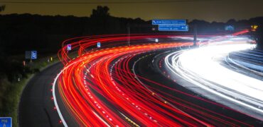 Motorway at night