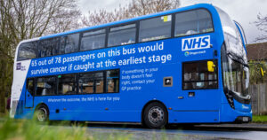 NHS Bus-ting Cancer Bus