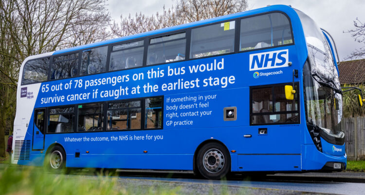 NHS Bus-ting Cancer Bus