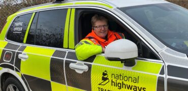 National Highways traffic officer Gaye Bayliss