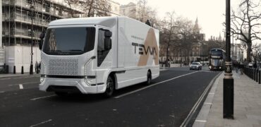 Tevva 7.5t electric truck in London