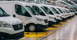 Fleet of electric vans
