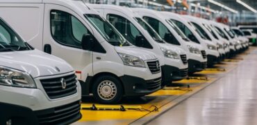 Fleet of electric vans